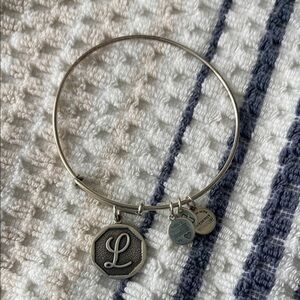 Alex and Ani Silver Charm Bangle Bracelet